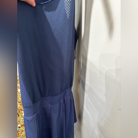 Adidas romper  Dark Blue climacool athletic athleisure tennis prep gold exercise - Picture 14 of 14